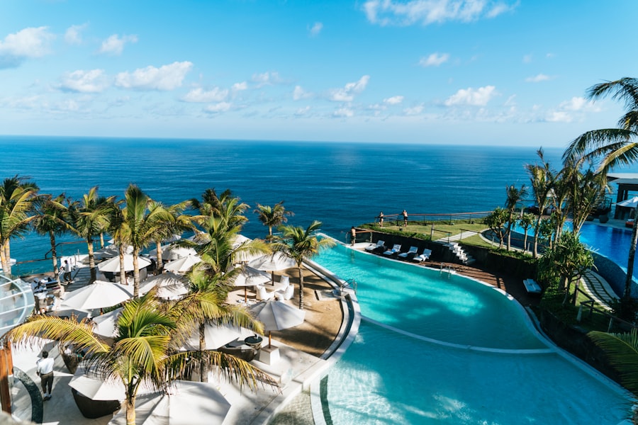 A serene adult-only resort pool